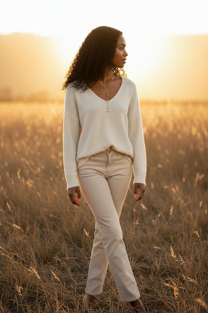 Collar largo de cuentas bolitas Forma Y versatil de acero inoxidable baño de oro de 18K para mujeres