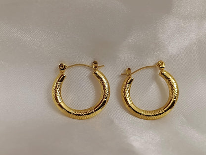 Real solid gold 18Ksquare hoops earrings with moissanite diamond,14K solid gold earrings for Daily Wear for menbscero