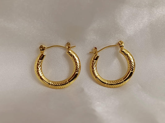Real solid gold 18Ksquare hoops earrings with moissanite diamond,14K solid gold earrings for Daily Wear for menbscero