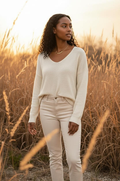 Collar Brillante con Cuentas y Colgante Cuadrado en Oro 18K (PVD) - Acero Inoxidable para mujeres