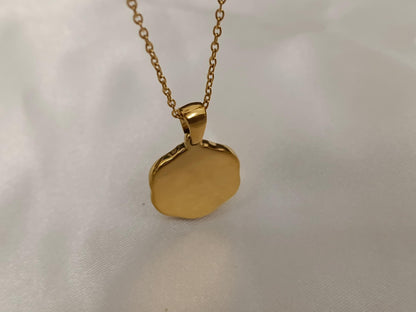 Collar Hexágono Estrella polar en Oro 18K (PVD) - Acero Inoxidable - 16" + Extensión para mujeres