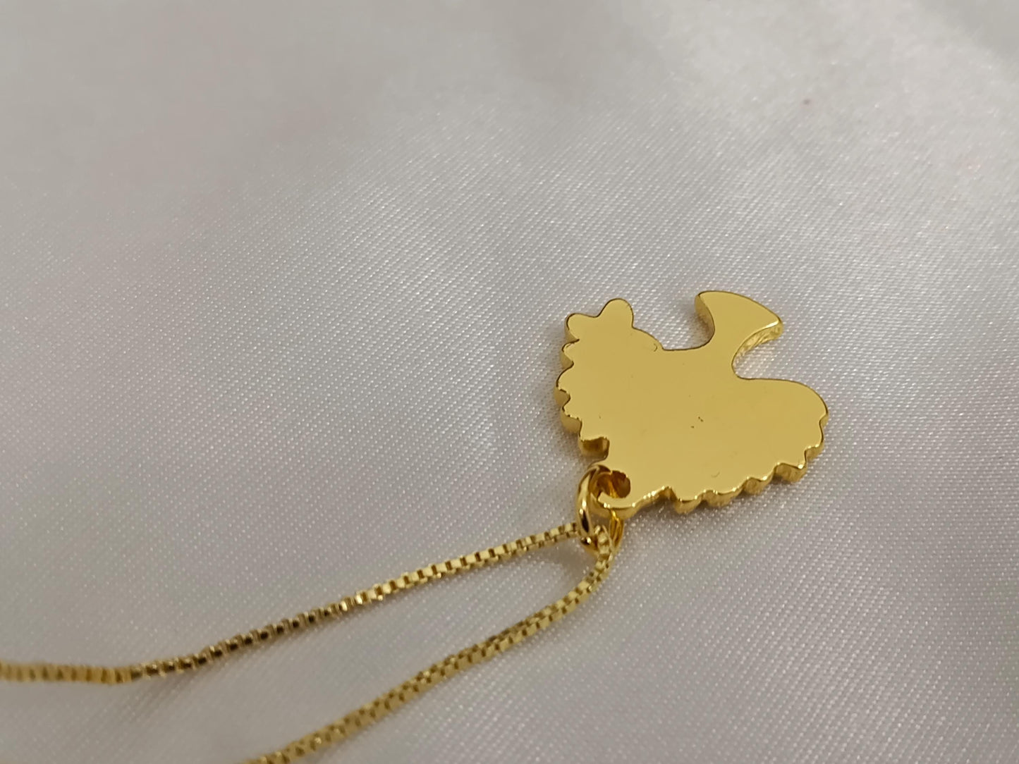 Collar con colgante árbol de la vida acero inoxidable bañado en oro 18K resistente al agua 40cm 16" + 5cm extensión (2 ") para mujeres